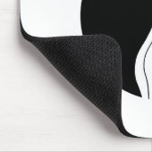 白黒猫 マウスパッド (コーナー)