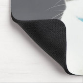 白黒猫 マウスパッド (コーナー)