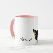 白黒猫 マグカップ (正面左)