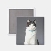 白黒猫 マグネット (正面/裏面)