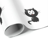白黒猫 ラッピングペーパー (ロールコーナー)