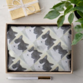 白黒猫 薄葉紙 (ギフト)