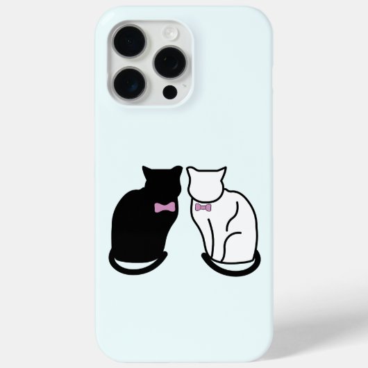 白黒猫 Case-Mate iPhoneケース (裏面)