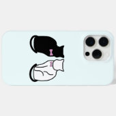 白黒猫 Case-Mate iPhoneケース (裏面 (横))