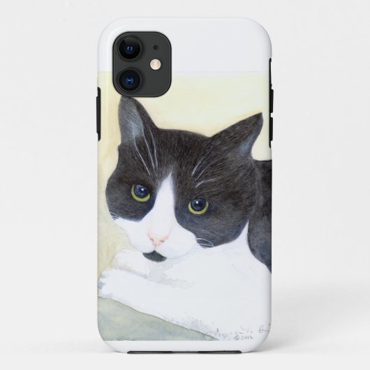 白黒猫 Case-Mate iPhoneケース (裏面)
