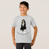 白黒猫Tシャツ Tシャツ (正面フル)