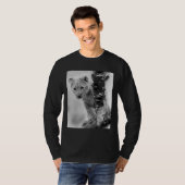 白黒獅子の子 Tシャツ (正面フル)