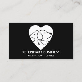 白黒獣医ポーペットドクターアニマル 名刺