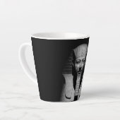白黒王 カフェラテマグ (左アングル)