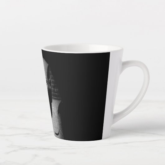 白黒王 カフェラテマグ (右)