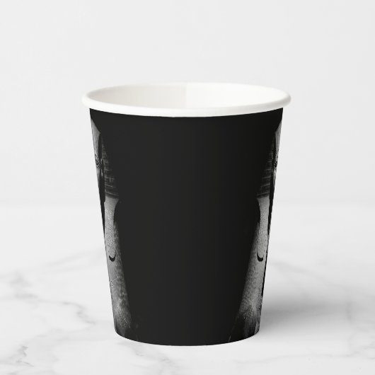 白黒王 紙コップ (左)