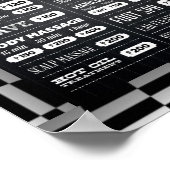 白黒理容師 ポスター (角)