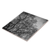 白黒瓦の木 タイル (側面)