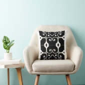 白黒瓦スペインの枕 クッション (椅子)