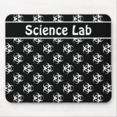 白黒生物学的災害［有害物質］マウスパッドカスタム文字 マウスパッド (正面)