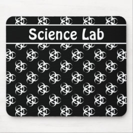 白黒生物学的災害［有害物質］マウスパッドカスタム文字 マウスパッド