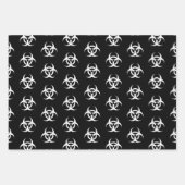白黒生物学的災害［有害物質］ ラッピングペーパーシート (正面3)