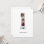 白黒番1フォトコラージュ カード (正面/裏面インサイチュ)