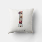 白黒番1フォトコラージュ クッション (裏面)