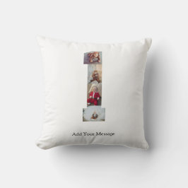 白黒番1フォトコラージュ クッション