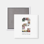 白黒番2フォトコラージュ マグネット (正面/裏面)