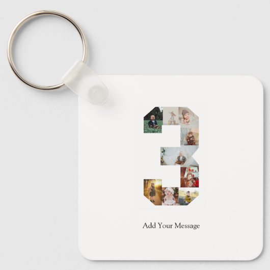 白黒番3号写真丁合 キーホルダー (正面)