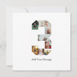 白黒番3号写真丁合 サンキューカード