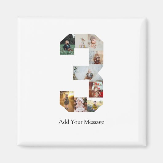 白黒番3号写真丁合 マグネット (正面)