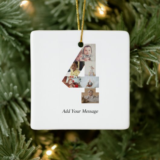 白黒番4写真集 セラミックオーナメント (ツリー)