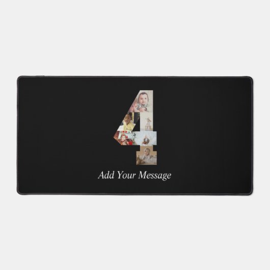 白黒番4写真集 デスクマット (正面)