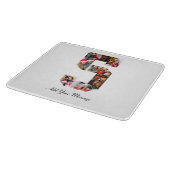 白黒番5号写真丁合 カッティングボード (角)