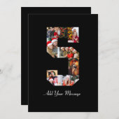 白黒番5号写真丁合 サンキューカード (正面/裏面)