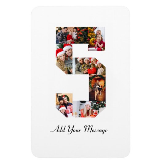 白黒番5号写真丁合 マグネット (縦)