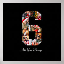 白黒番6号写真コラージュ