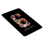 白黒番6号写真コラージュ マグネット (右側)