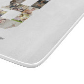 白黒番8号写真コラージュ カッティングボード (角)