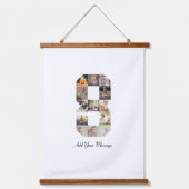 白黒番8号写真コラージュ 吊り下げ型タペストリー (正面2)