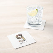 白黒番9号写真部局 スクエアペーパーコースター (インサイチュ)