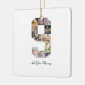 白黒番9号写真部局 セラミックオーナメント (左)