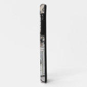 「白黒疑問に思」 Case-Mate iPhoneケース (裏面/左)