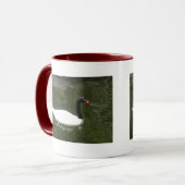 白黒白鳥 マグカップ (正面左)