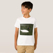 白黒白鳥 Tシャツ (正面フル)