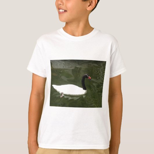 白黒白鳥 Tシャツ (正面)