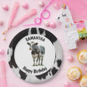 白黒白 ペーパープレート (パーティー)