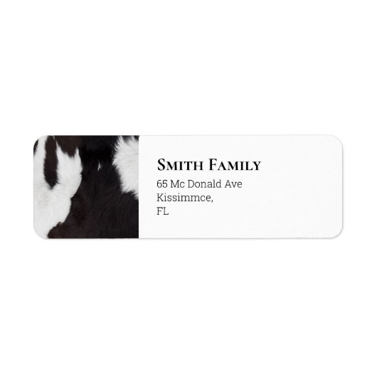 白黒白 ラベル (正面)