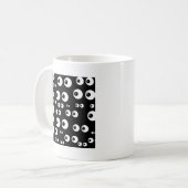 白黒目 コーヒーマグカップ (正面左)