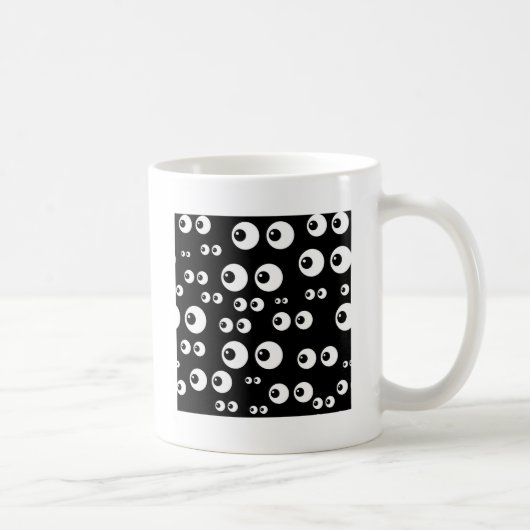 白黒目 コーヒーマグカップ (右)