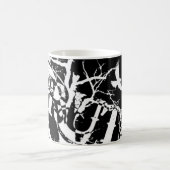 白黒真実Mug2 コーヒーマグカップ (中央)