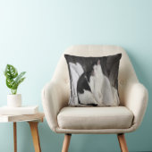 白黒眠る猫/ペットの写真を追加 クッション (椅子)