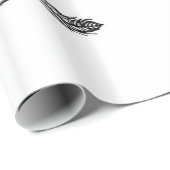 白黒矢のギフト用包装紙 ラッピングペーパー (ロールコーナー)